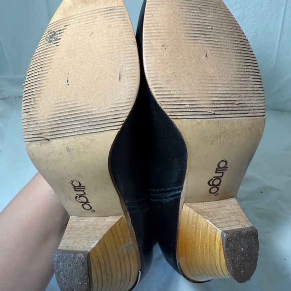 Dingo Phoenix Rising Gold Tip Wood  Heels Boots size 7 - Picture 7 of 15